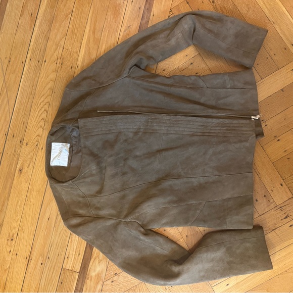 Maje Brown Suede Jacket - Picture 5 of 5